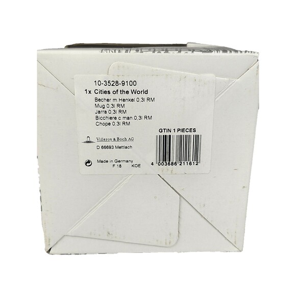 Rare Villeroy & Boch New Wave Caffe Cities Of The World Mug ROMA -NEW - Picture 7 of 8